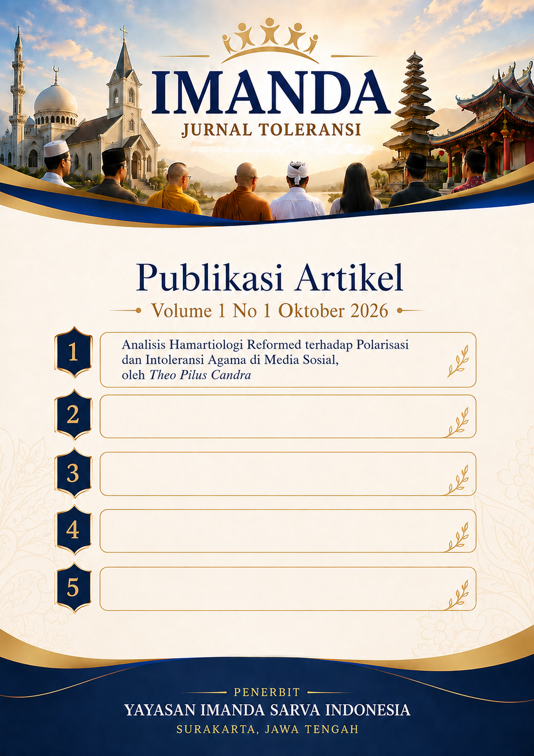 					Lihat Vol 1 No 1 (2026): Edisi Oktober 2026
				
